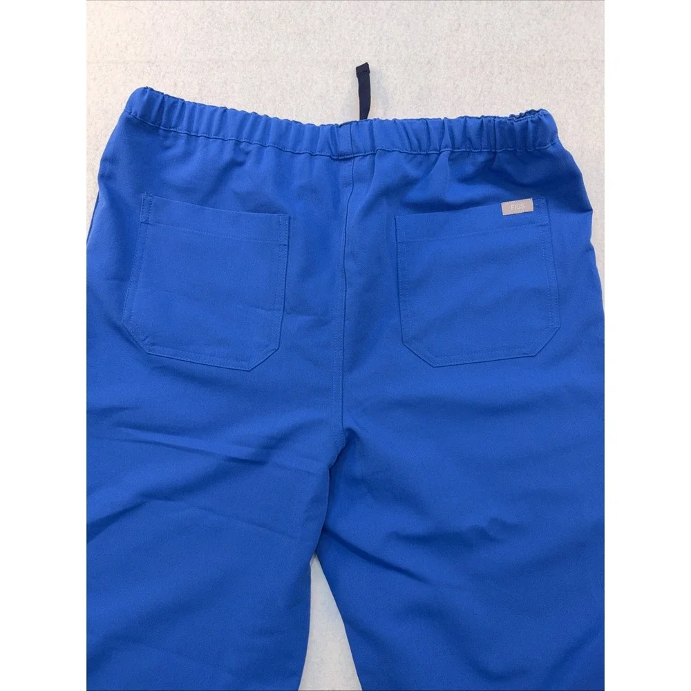Figs Pisco Scrub Pants Men Size Med  Tall Royal Blue FM4500T Medical Work RN 33